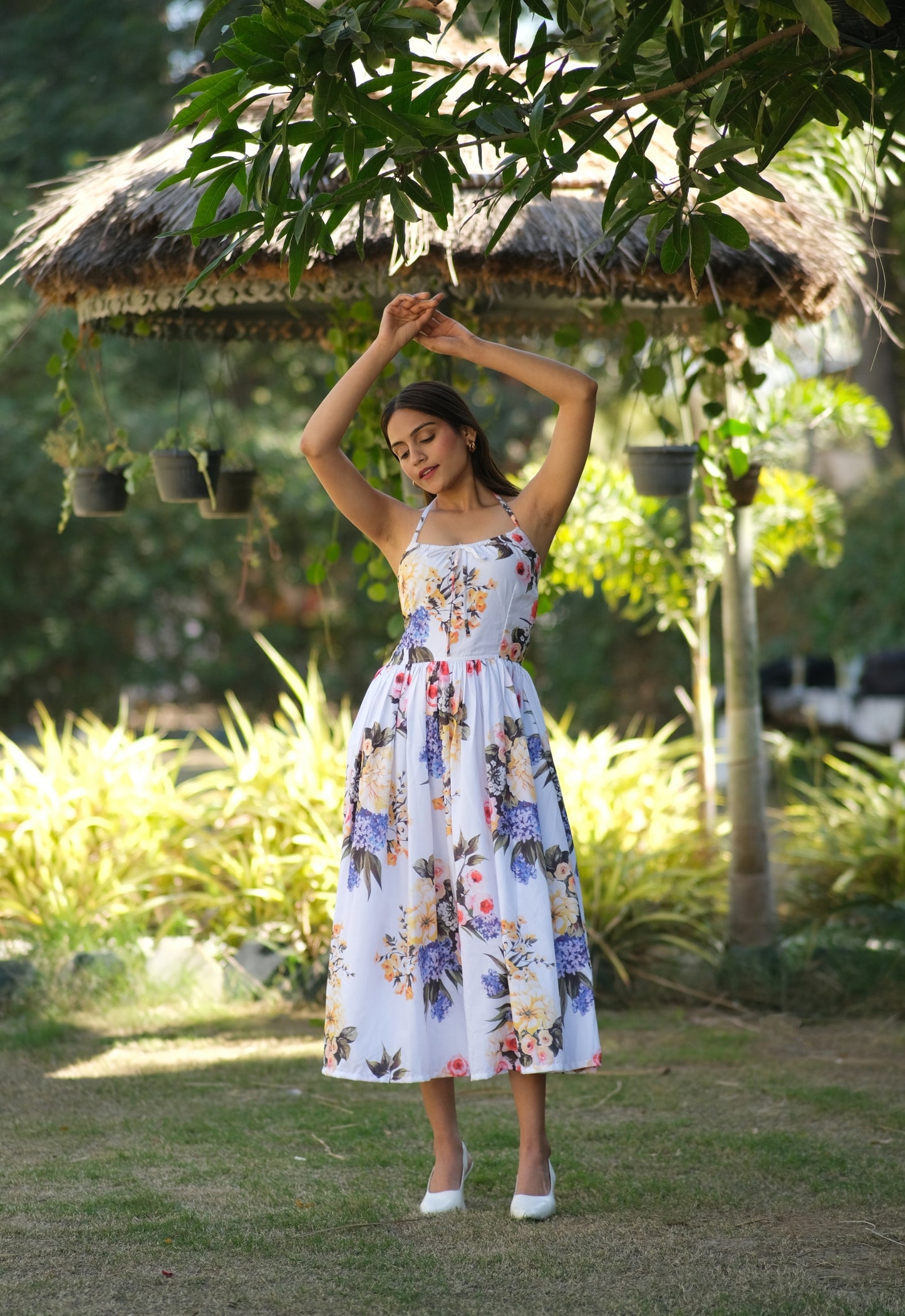 PETAL LONG DRESS
