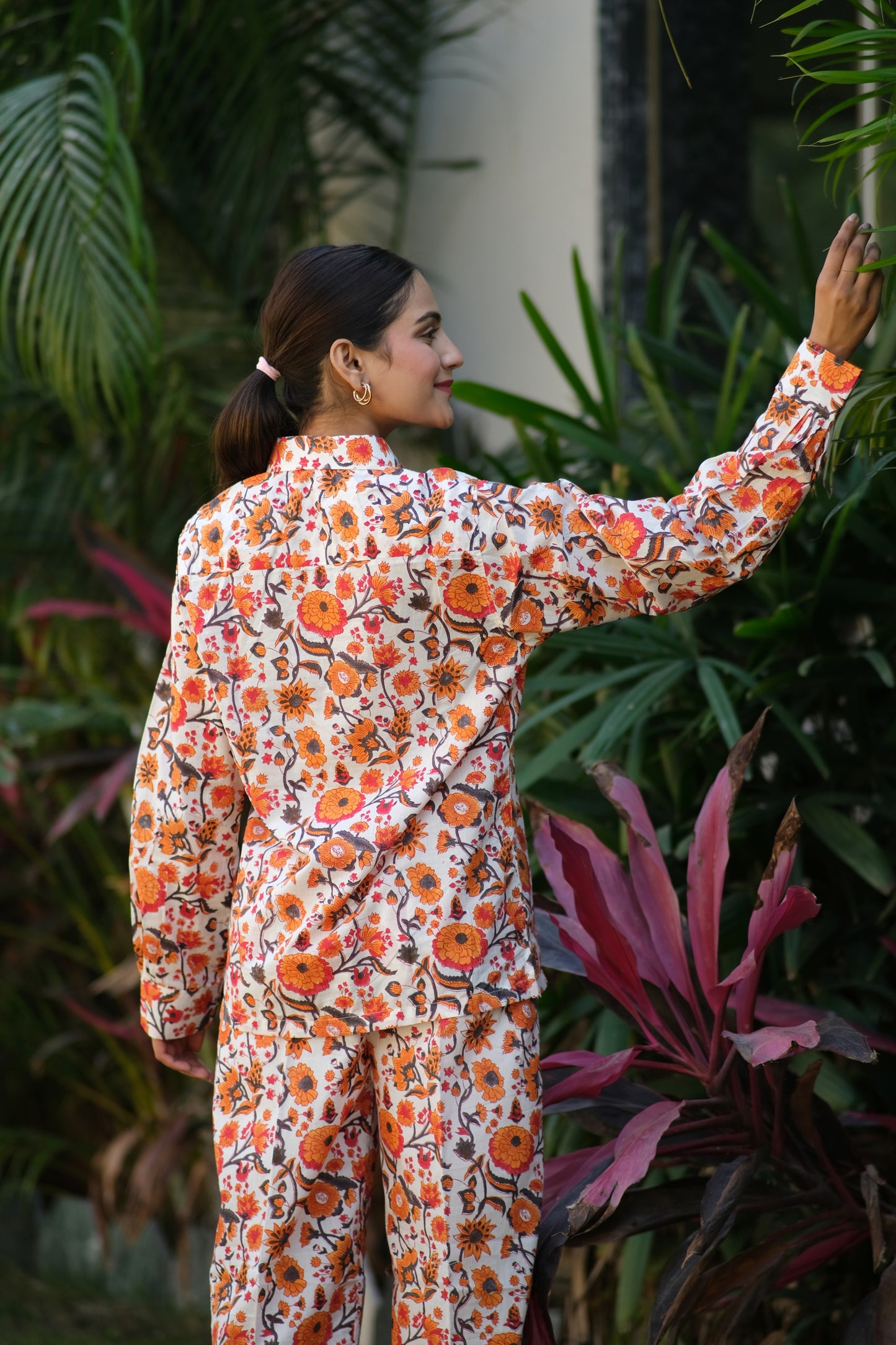 ORANGE ORCHID CO-ORD SET