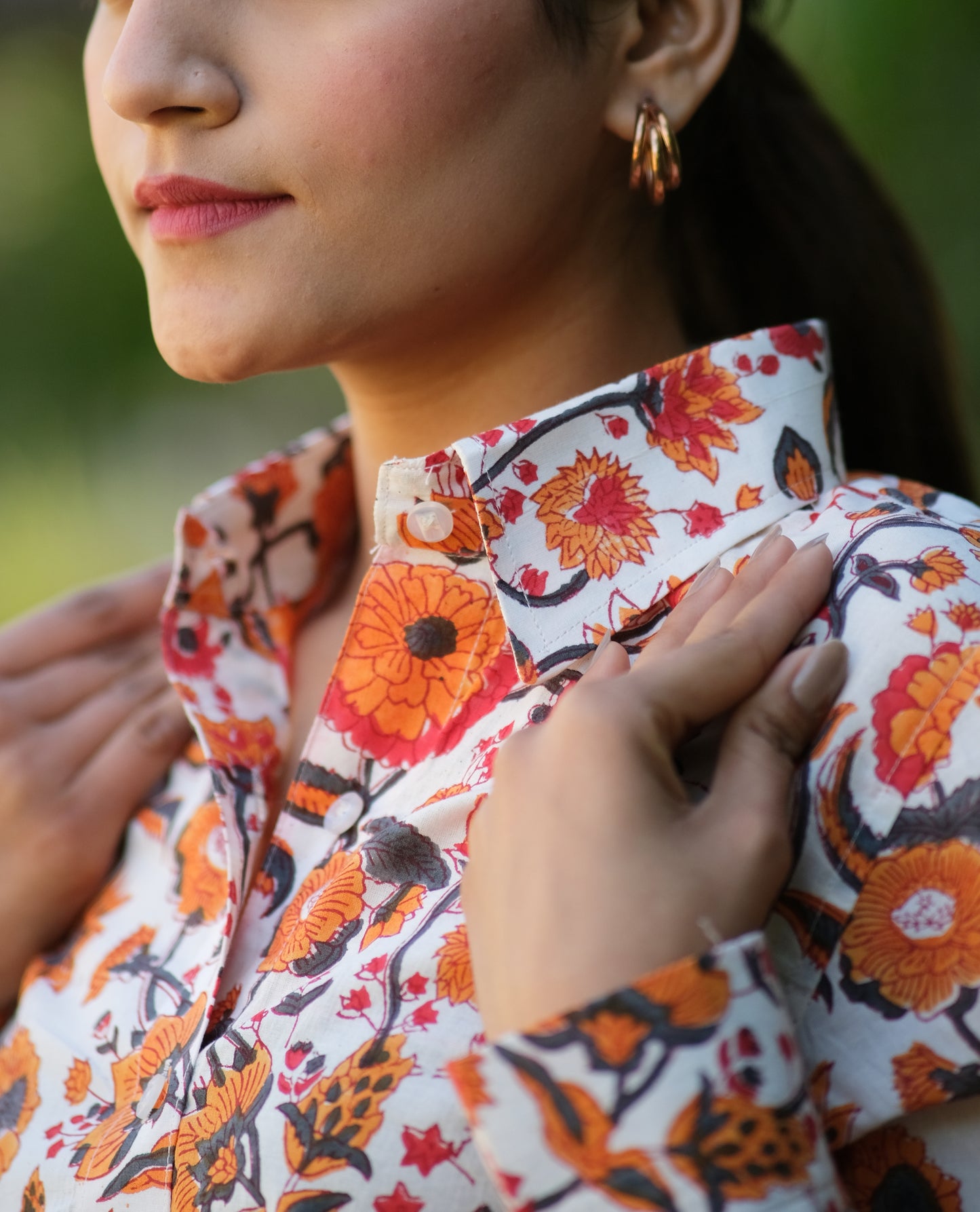 ORANGE ORCHID CO-ORD SET