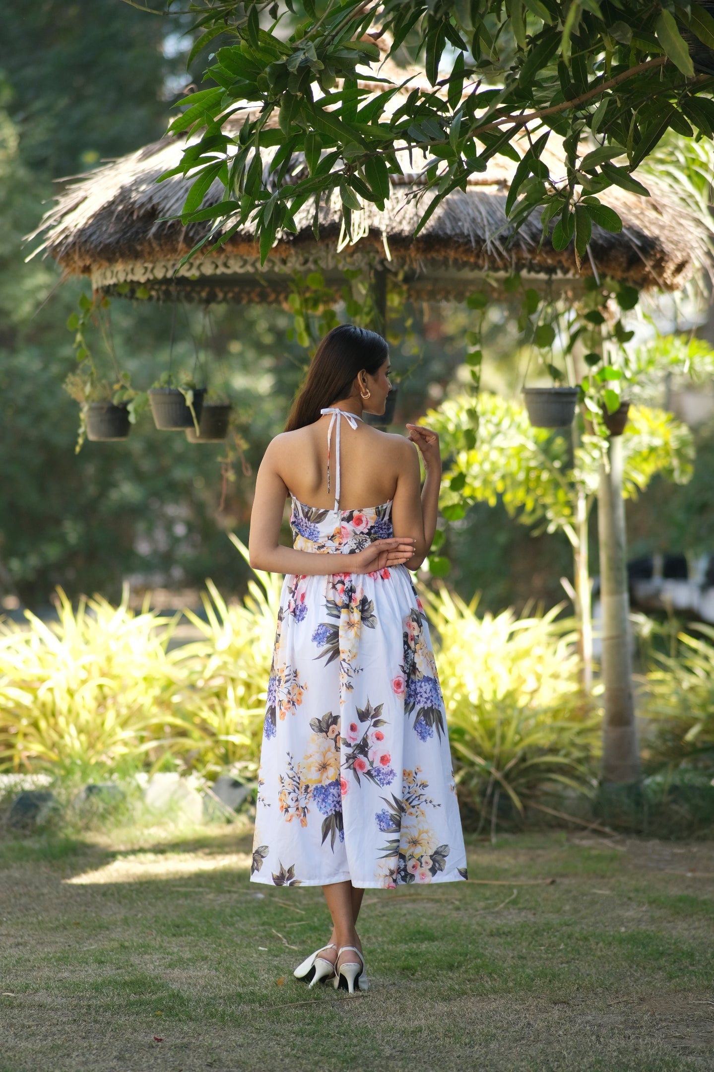PETAL LONG DRESS