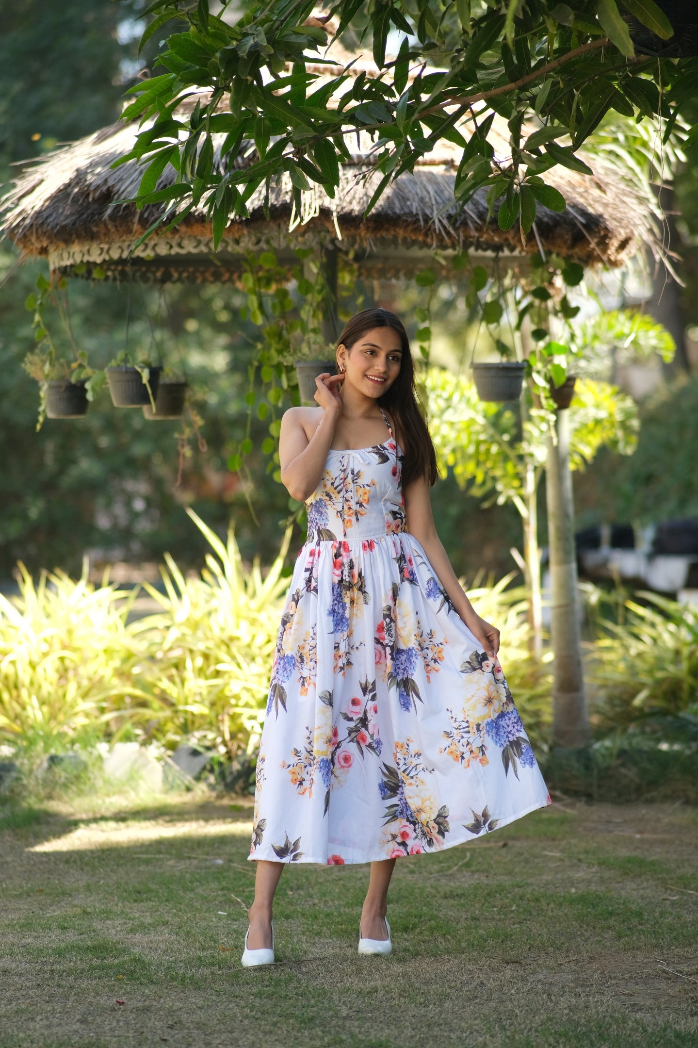 PETAL LONG DRESS