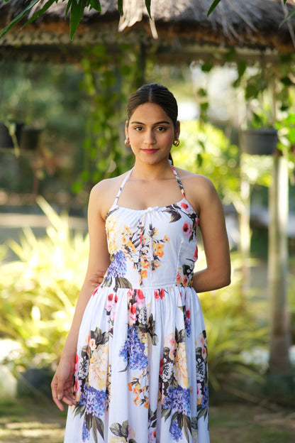 PETAL LONG DRESS
