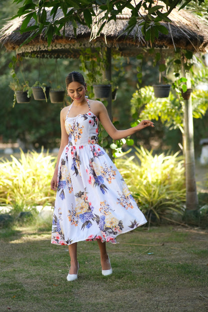 PETAL LONG DRESS