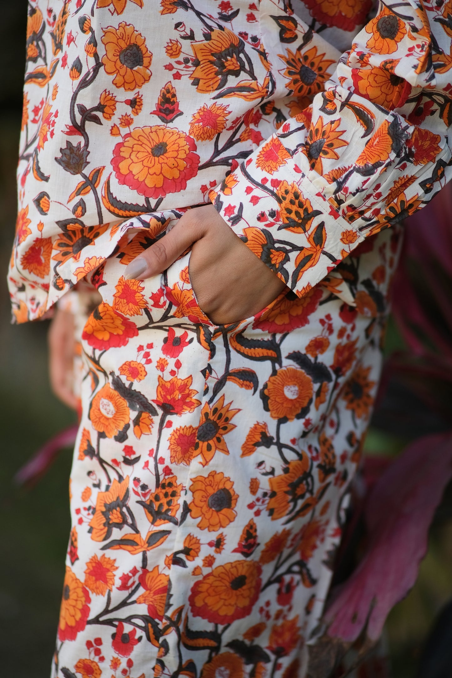 ORANGE ORCHID CO-ORD SET