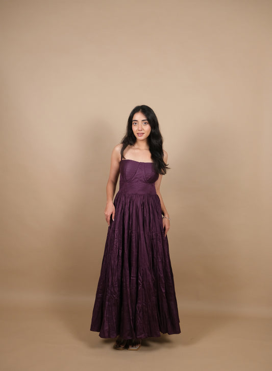 Purple Long Dress