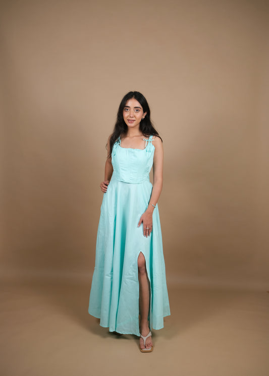 Sky Blue Long Dress