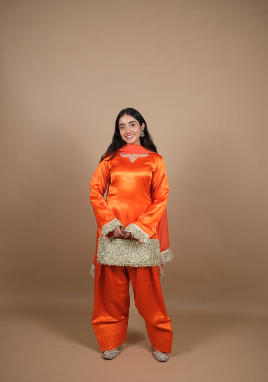 Orange Farsi Salwar Set